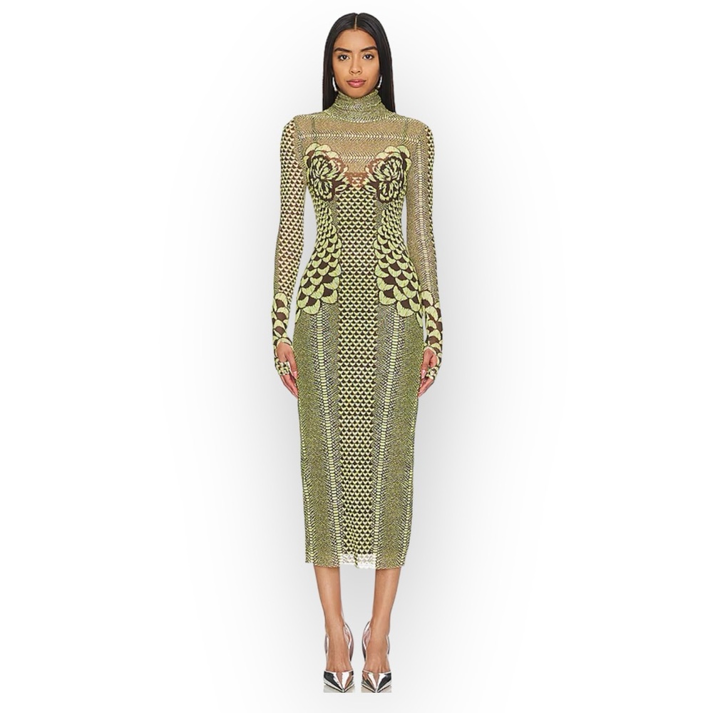 AFRM Shailene Dress in Butter Petals